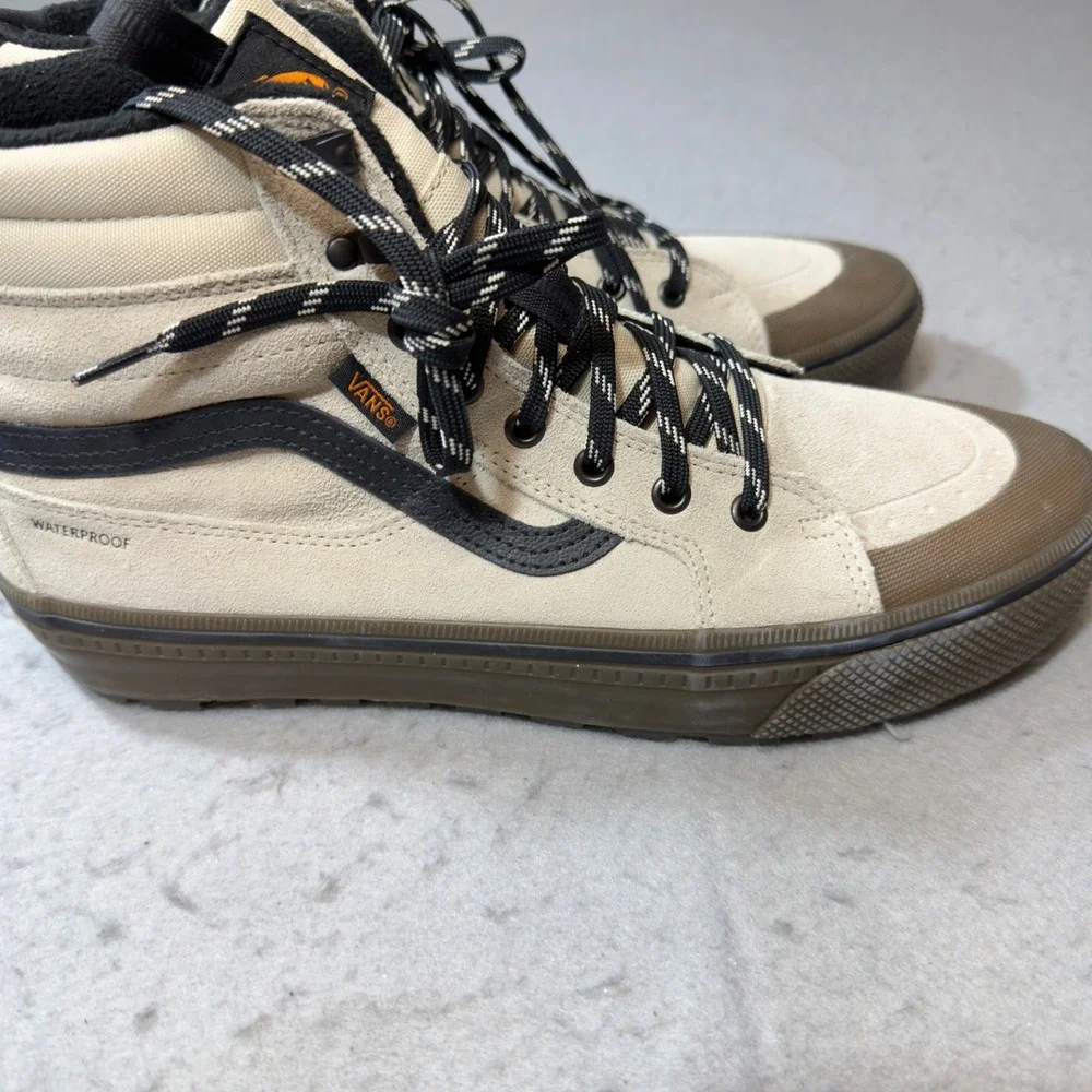 Vans Sk8-Hi MTE-2 Mens Tan Black New Waterproof Primaloft Sneaker Boots